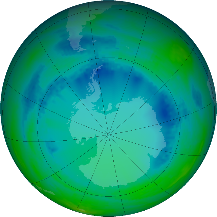 Ozone Map 2003-07-29